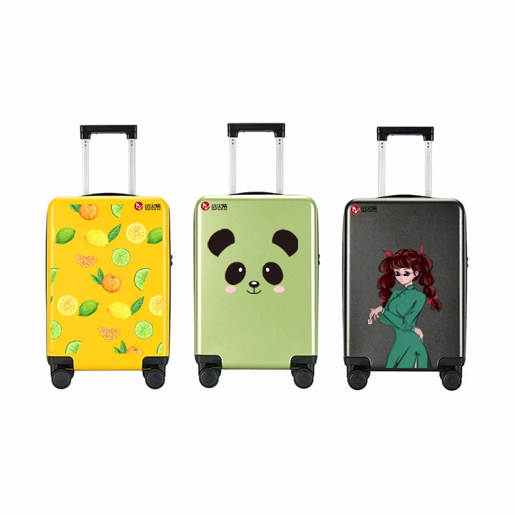 Luxury Design Traveling Bags Hand Luggage Cycling Pc Trolley Cover Packaging 3 Pcs Sets Suitcases Girls Kids Gift 360 Degree