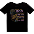New Arrival Black Girl Juneteenth Wholesale Clothing Apparel Stock Factory Rhinestone Heat Transfer Custom logo t Shirt