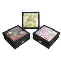 China Custom Gifts Preserved Roses Mother's Day & Christmas Thanksgiving Gift Set Square Rose Gift Boxes Wholesale