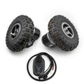 L-faster 10 Inch Tire 24V 500W 700W Dual Drive Motor Wheel Kit for Electric Agricultural Tool Tiller Garden Farm Hand Cart