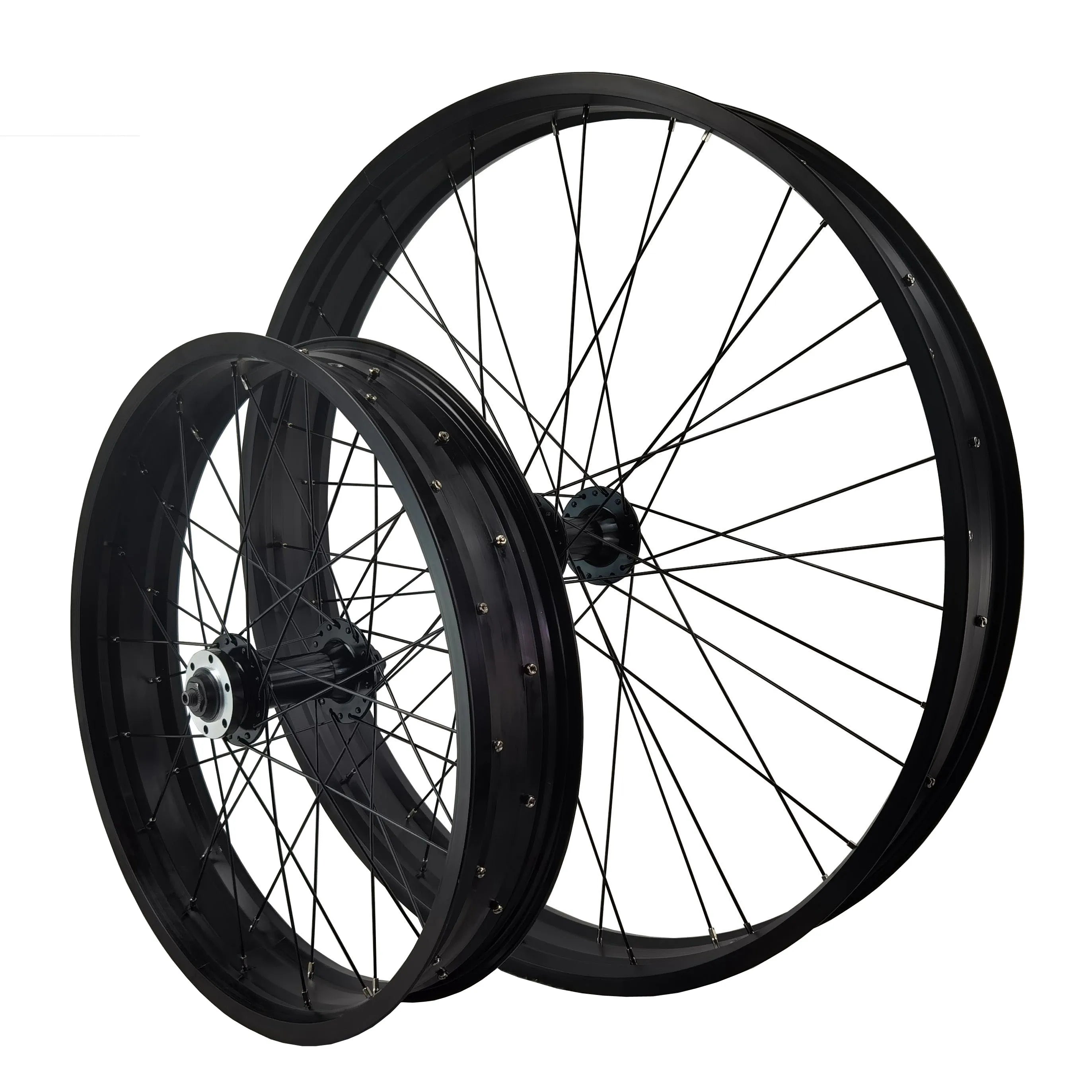 Mountain Bike FAT Bike Wheels 20 "36-hole Snow Bike Wheels 26" *4.0 Fort Wheels Aluminum Alloy Six-hole Disc Brakes 2 Bearings