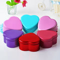Wholesale Custom Printed Sweet Gift Heart Metal Tin Boxes for Tea and Candy Food Safe Metal Can Plate Heart Tin Box