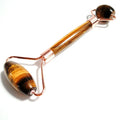 HZ Top Sale Care Products Stone Yellow Tiger Eye Roller Massager