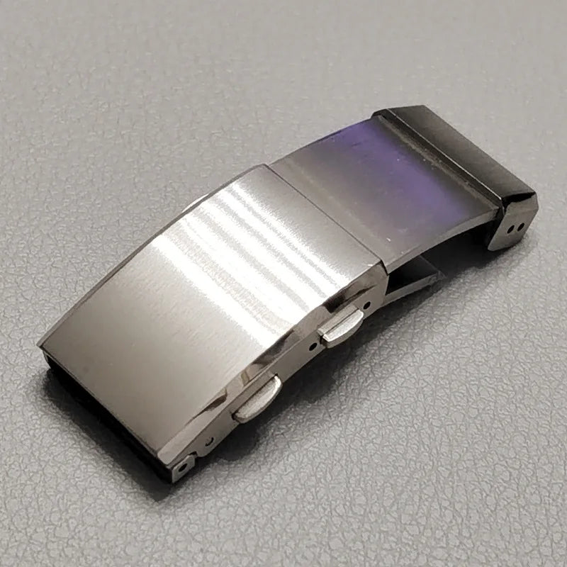 20mm 22mm Luxury Stainless Steel Metal Band Polished Brushed 316L Adjustable Length with Diver Watch Clasp