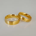Wedding Rings Gold 18k Plated Couple Dubai Gold Jewelry Set for Men and Women Bague Anillos Eheringe Anel Snubni Prsten
