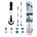 Replaceable Long Handle Electric Spin Scrubber Electric Cleaning Brush Cordless Power Scrubber Cleaning Bathroom Brush