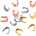 Stainless Steel Pendant Clips Pinch Bail Clasps Buckle Charm Necklace Hook Connector for DIY Jewelry Making Accessories