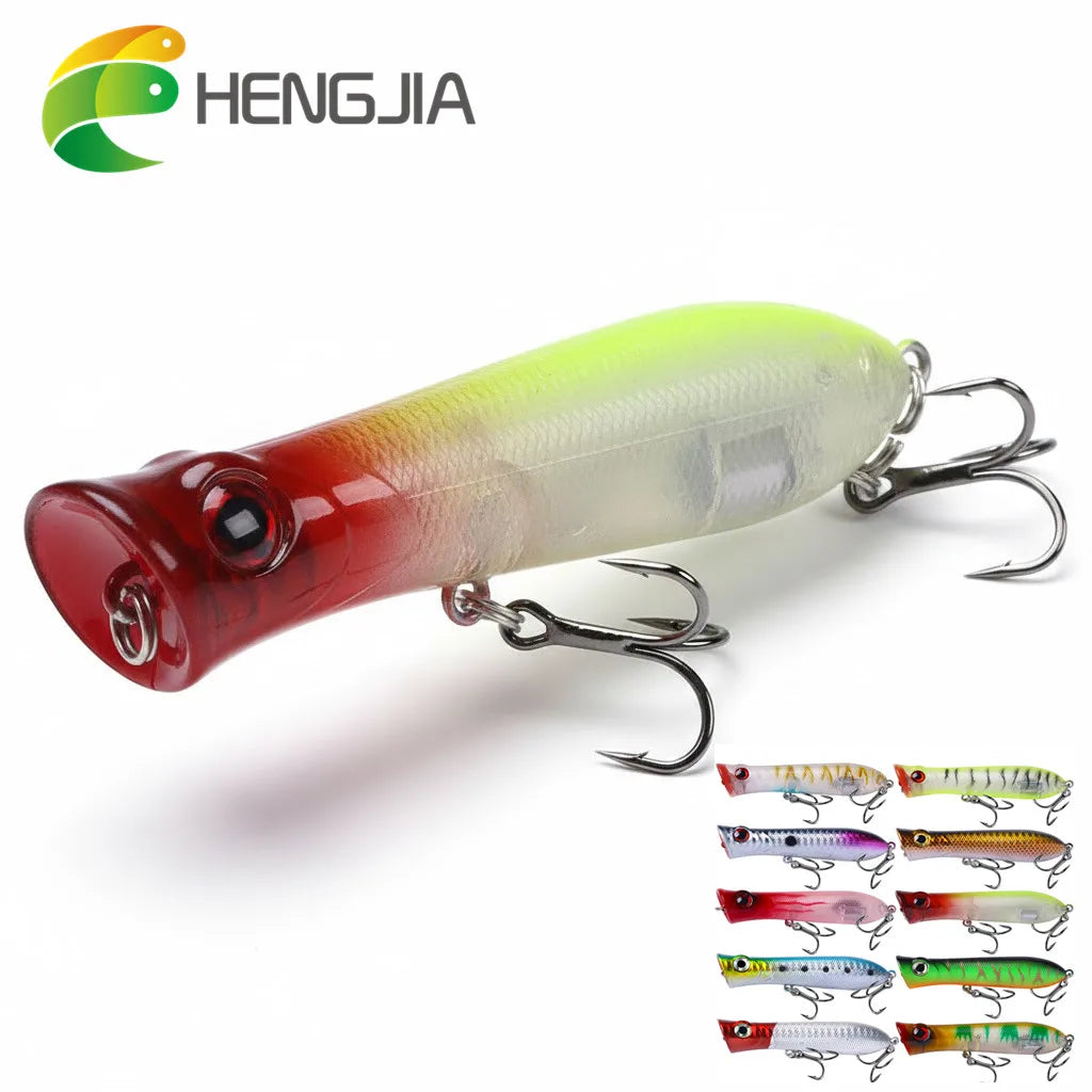 8.3CM-11G Top Water Artificial Floating Lures Big Game Trolling Bait Saltwater Surface Popper Lure