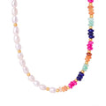 Personality Design Fashion Brand Beads Stainless Steel Chains 18K Gold Plated Jewelry Necklaces