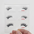 Sunland 100% Real Mink Fur Half Eyelashes Soft Strip 3D 8-19MM Length Corner Half Style Includes Packaging Wholesale