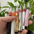 Color Changing Press Tube Lip Plumper Gloss Tinted Pink Plumping Lips Makeup High-Shine Clear Moisturizing Lip Plump Oil