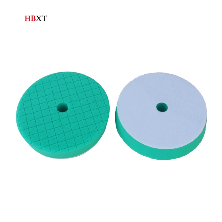 Auto Car Detailing Green Sponge Cutting Pad Bevel Foam Polishing Pad