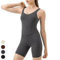 Wholesale New Sleeveless Sports Romper Tummy Hip Lifting Pilates Bodysuit Gym Fitness Jumpsuits One Piece Yoga Jumpsuit Women