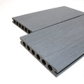 Exterior Patio Terrace Wood Look Co-extrusion Water Resistant Hollow Brushed Capped Wpc Board Decking