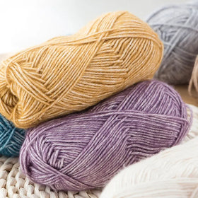 Hand Knitting Acrylic & Cotton Blended Fancy Dyed Yarn with High Strength for Baby OEKO-TEX Certified