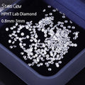 Starsgem Calibrated Small Size 0.8mm to 3mm Melee Diamond HPHT Loose Lab Diamonds DEF VS Lab Grown Diamonds MegaBDM