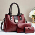 Korean Medium Size Tote Blank Leather Luxury Women Hand Bags Low Price