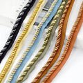 Meetee CD001 Garment Accessories DIY Handmade Decorative Sewing Material Two-tone Binding Lace Rope for Curtain Throw Pillow