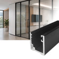 Hot Door Material Windproof Sliding Door Panel Aluminum Profile Glass Bottom Slim Frame Aluminum Profiles for windows and Doors