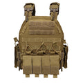 Sturdyarmor Hot Sale Molle System Quick Release Buckle Waterproof Oxford 1000D Light Weight  Coyote Plate Carrier Tactical Vest