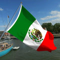 2026 Mexican Flag Custom Logo Football Match Flag Body Flag  Mexica Small shawl Flag 48 Teams Flag