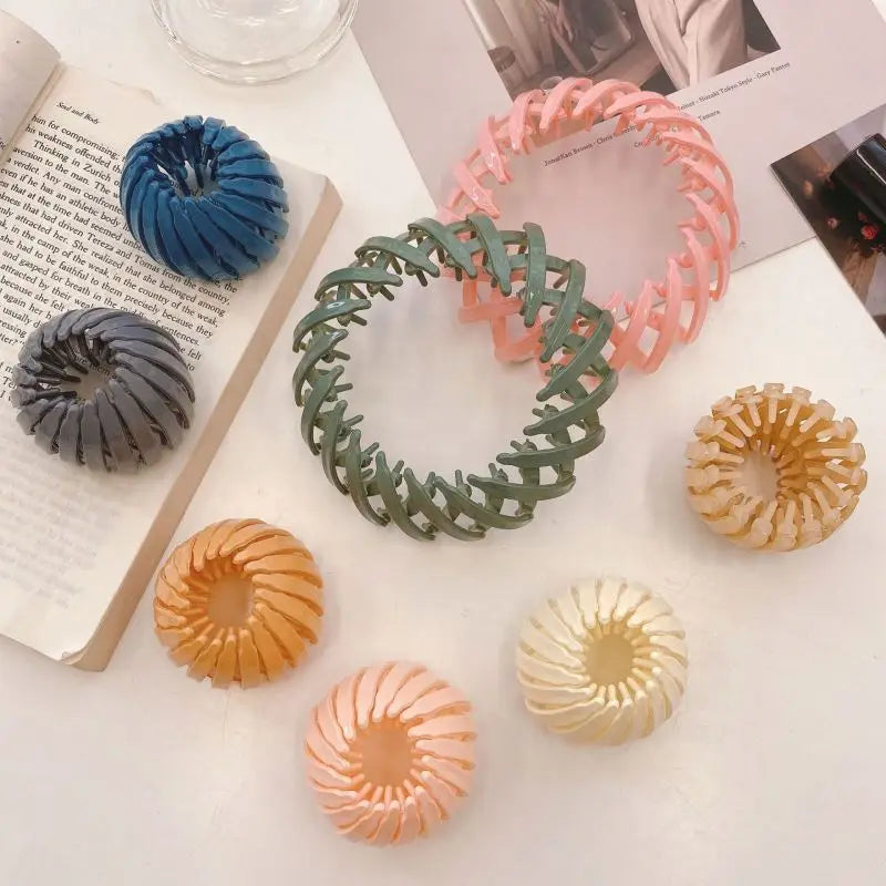 Fashion Hair Tool Women Ponytail Hair Bun Holder for Girl Daily Magic Hair Claws Accessories