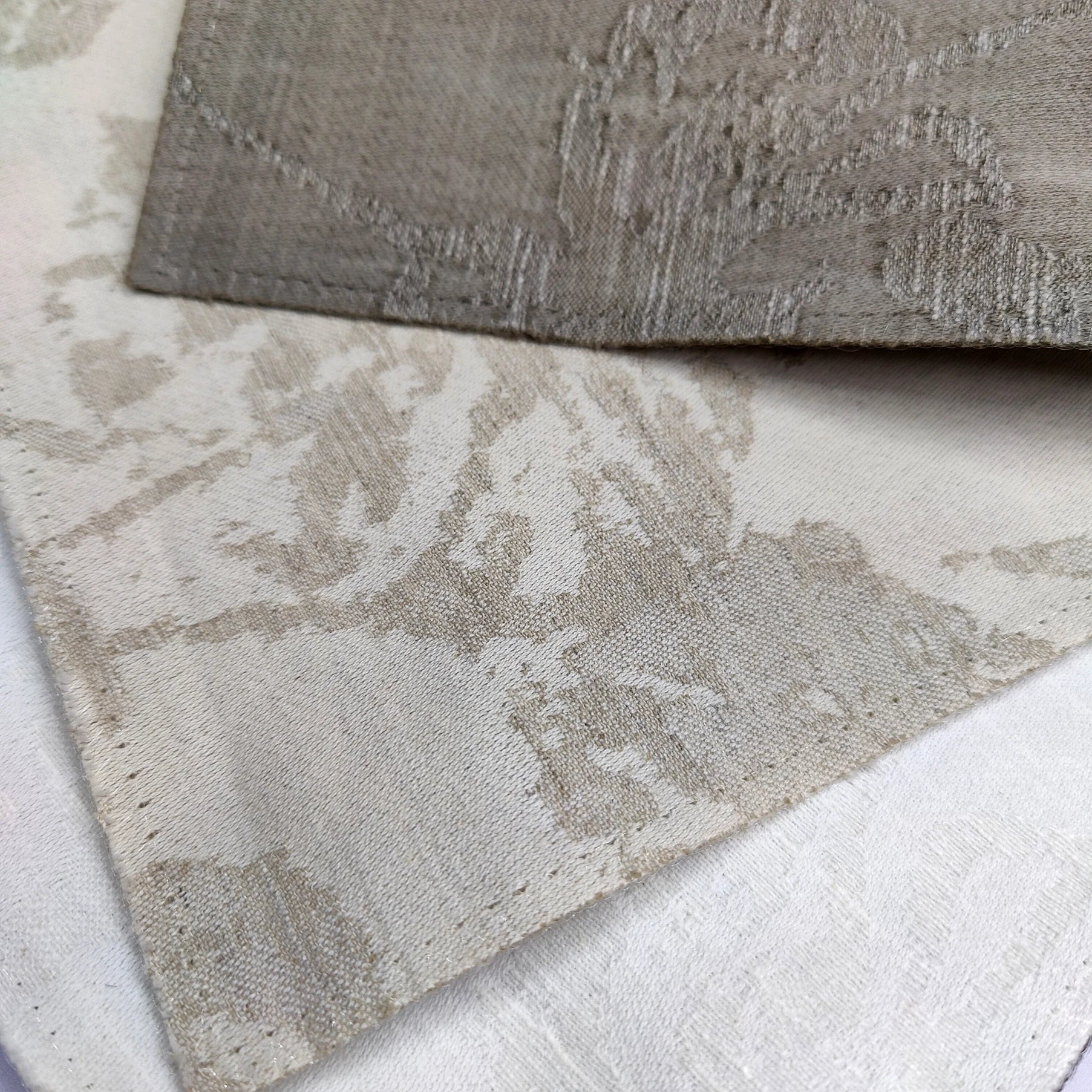 M&Y Soft Fabric Market Price Offer Free Samples Linen Silk Drapes Jacquard Curtain Fabric for Home Textile Linen Fabric Roll
