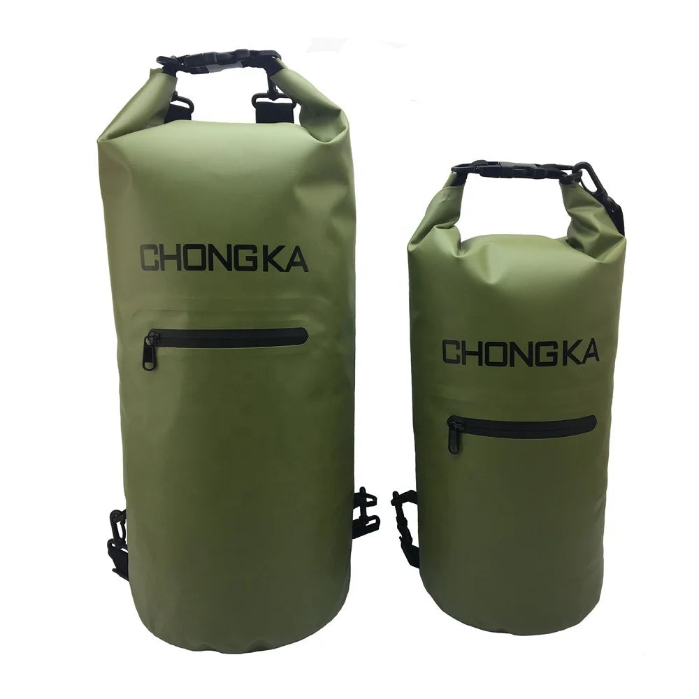 Factory OEM 500D PVC Waterproof Floating Dry Bag Hiking Camping Dry Backpack