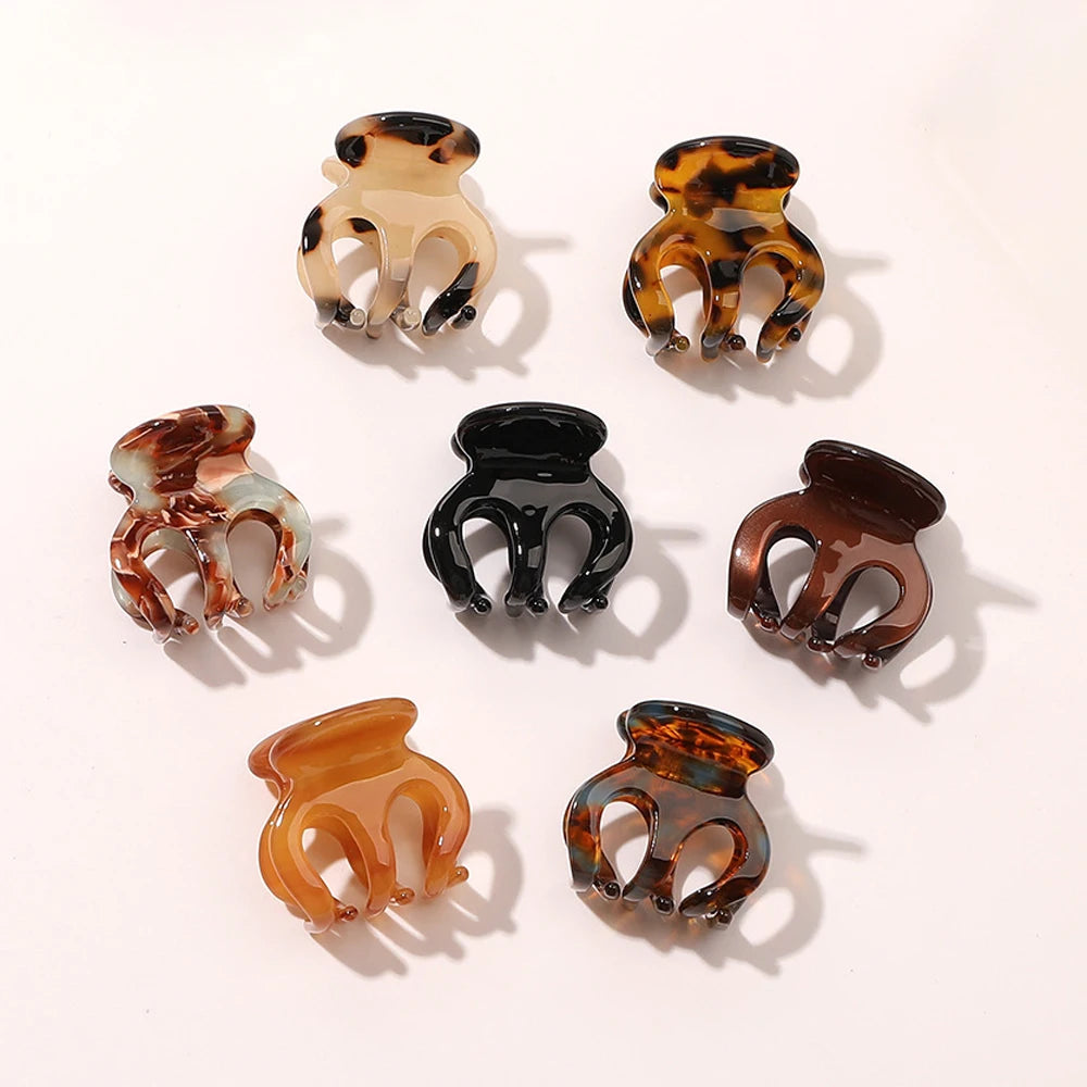 Sewingman B0401Y Classic Pumpkin Little Girls Accessories Small Hair Clips for Kids