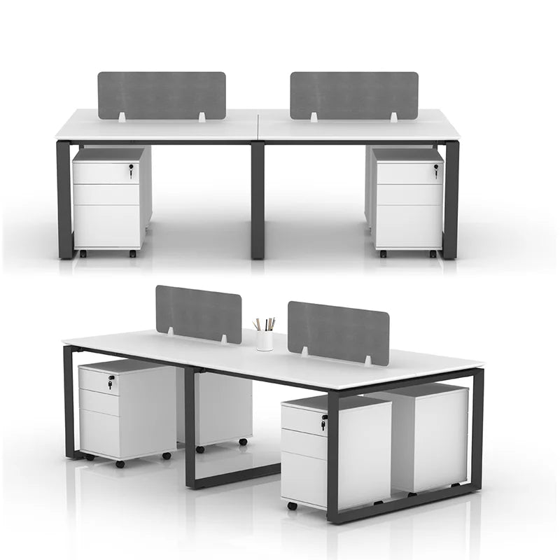 Customize Office Workstations Geometry Style Workstation Office Furniture 6 Person Workstation Desk