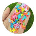 500g/Lot Colorful Balloon Polymer Clay Slices Hot Soft Clay Balloon Sprinkles DIY Decoration for Nail Art Slime Kit DIY