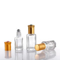 3ml 6ml 9ml 12ml  Clear Glass Roller Bottle Empty Gemstone Roller for Ball for Essential Oils and Perfumes