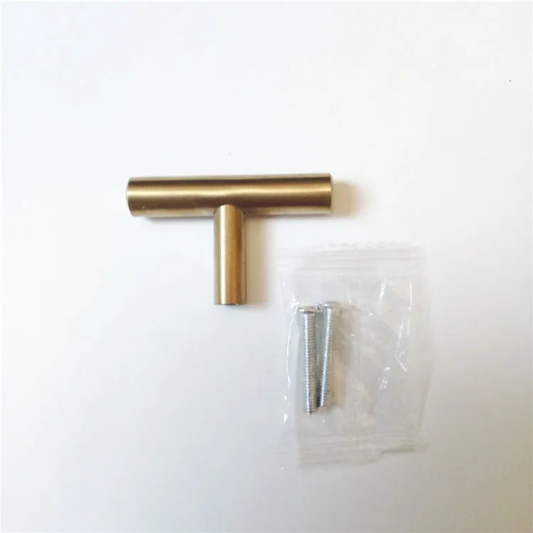 50mm Furniture Hardware Drawer Pulls Decorative Cabinet Dresser Brass Color Handle Pulls MH-78