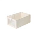 Convenient Eco-friendly Cotton Storage Box Transparent Zippered Fabric Foldable Collapsible Design for Household Shoes Garage