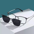 New Magnetic Absorption Polarized Sunglasses Men Women Metal Clear Anti Glare 2 in 1 Magnetic Polarized Sunglasses