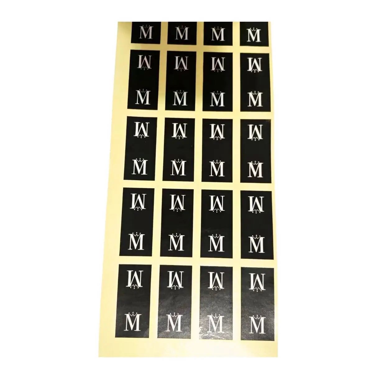 Custom Square Adhesive Waterproof Synthetic Paper Bottle Label Roll logo Label Sticker Printing