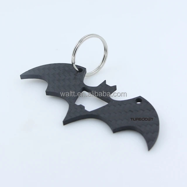 Custom 3K Woven Carbon Fiber Keychain - Ultra-Light High-Strength Car Key Tag/Fob - Personalized Customization & Wholesale