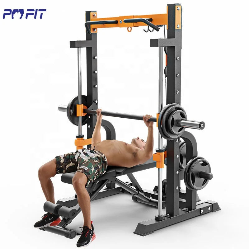 Multipower Stand Smith Machine Squat Rack Cage Fitness Weight Rack Gym Equipment