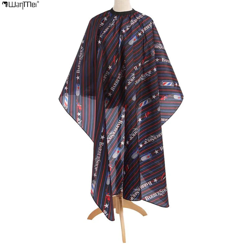 Wanmei Fashion Hairdressing Cape Hair Cutting Cloth Star Stripe Turn Light Star Salon Capes