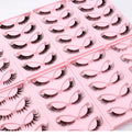Invisible Band Cat Eye Lashes Faux Mink Eyelashes Winged End Eye Elongated Eyelashes Fake Lashes Natural Long Full Strip Lashes