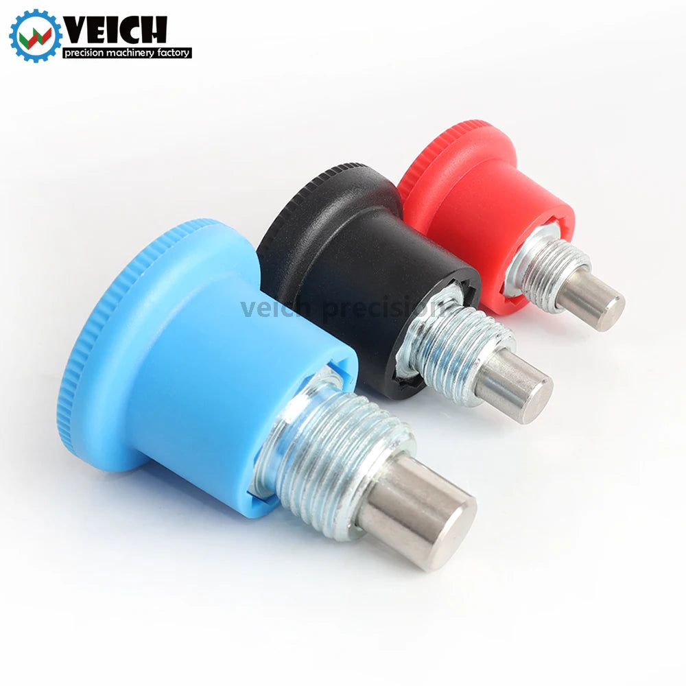 Steel Galvanized Retractable Clamping Knob Spring Loaded Plunger Pin with Indexing Fasteners Product