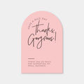 Cheap Price 30pcs/bag Arch Paper Greeting Cards Thank You Fancy Gift Printing Packaging Card for Small Business