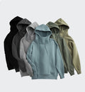 Yali Hip Hop Oversized 100% Cotton Hoodies Men s Thick Heavy Street Wear Hoodie Oem logo Embroidery Hoddie