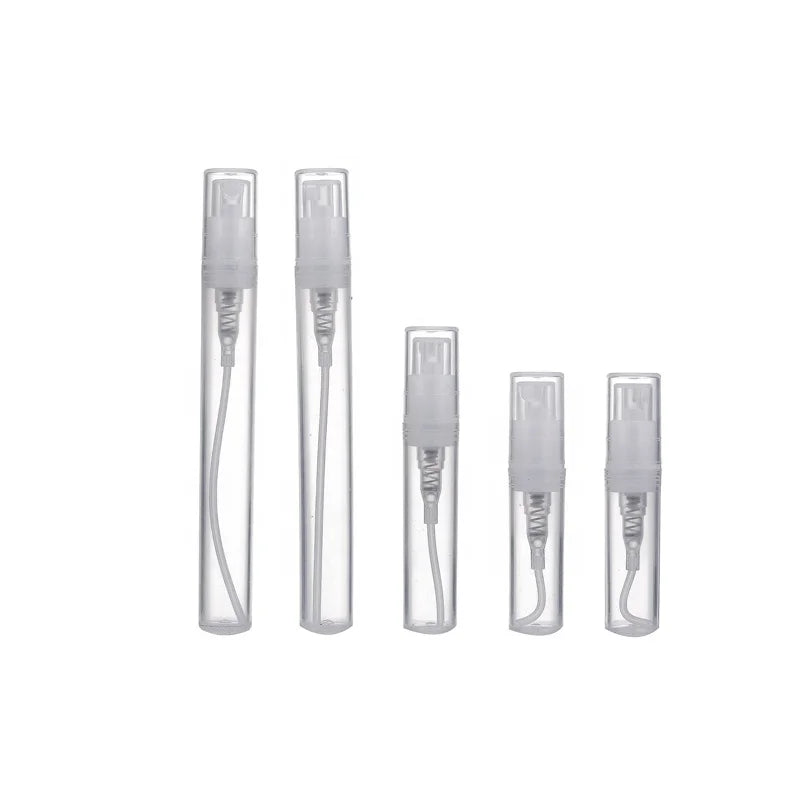 Cosmetic Packaging Plastic Spray Bottle 2ml 3ml PP Plastic Mini Perfume Spray Bottle 5ml Empty Perfume Bottle