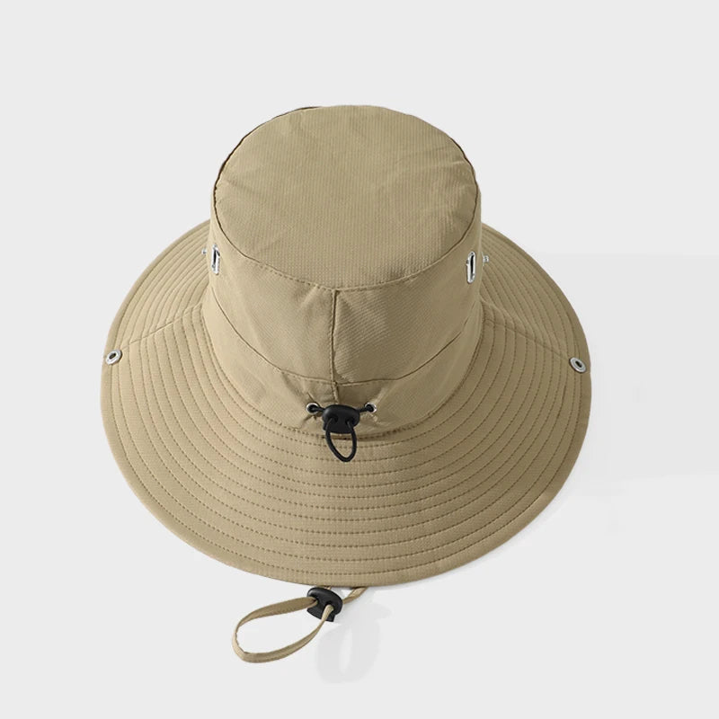Cheap Camping Hiking Fishing UV Protective Outdoor Men Waterproof Bucket Fisherman Hats