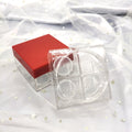 Custom Label Pantone Color Empty Loose Powder Case 4-Color ABS Powder Jar with Screw Top for Cosmetics