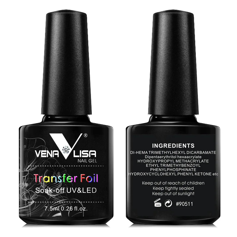 Hot Sell New Venalisa Enamel Gel Nail Polish Sticker Transfer Paper Base Nail Uv Foil Gel Lacquer Transfer Foil Gel Varnish