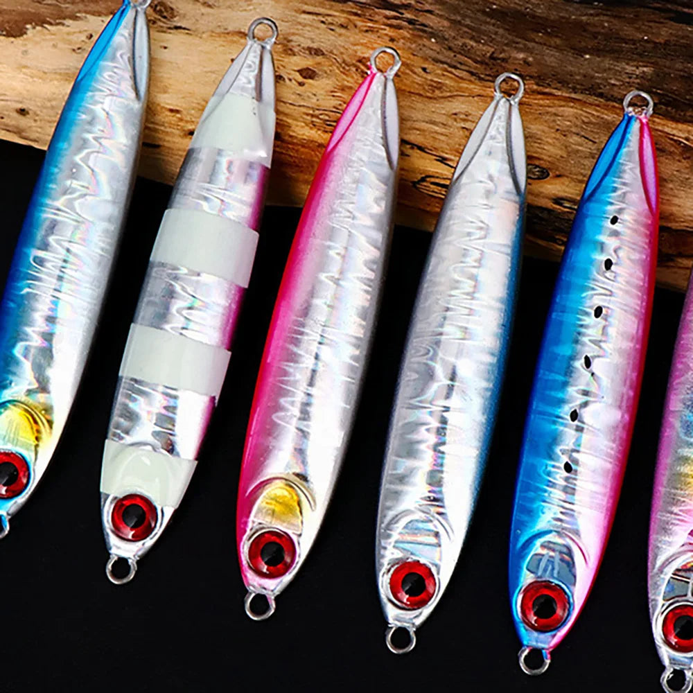 HISTAR Wholesale A09 10 to 100g High Quality Long Casting Full Water Layers Hard Bait Metal Fishing Jig