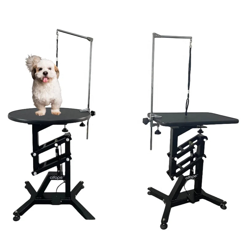 USMILEPET Factory Direct Pneumatic Lift Pet Dog Grooming Table Adjustable Pet Foldable Grooming Table for Pet Grooming Salon