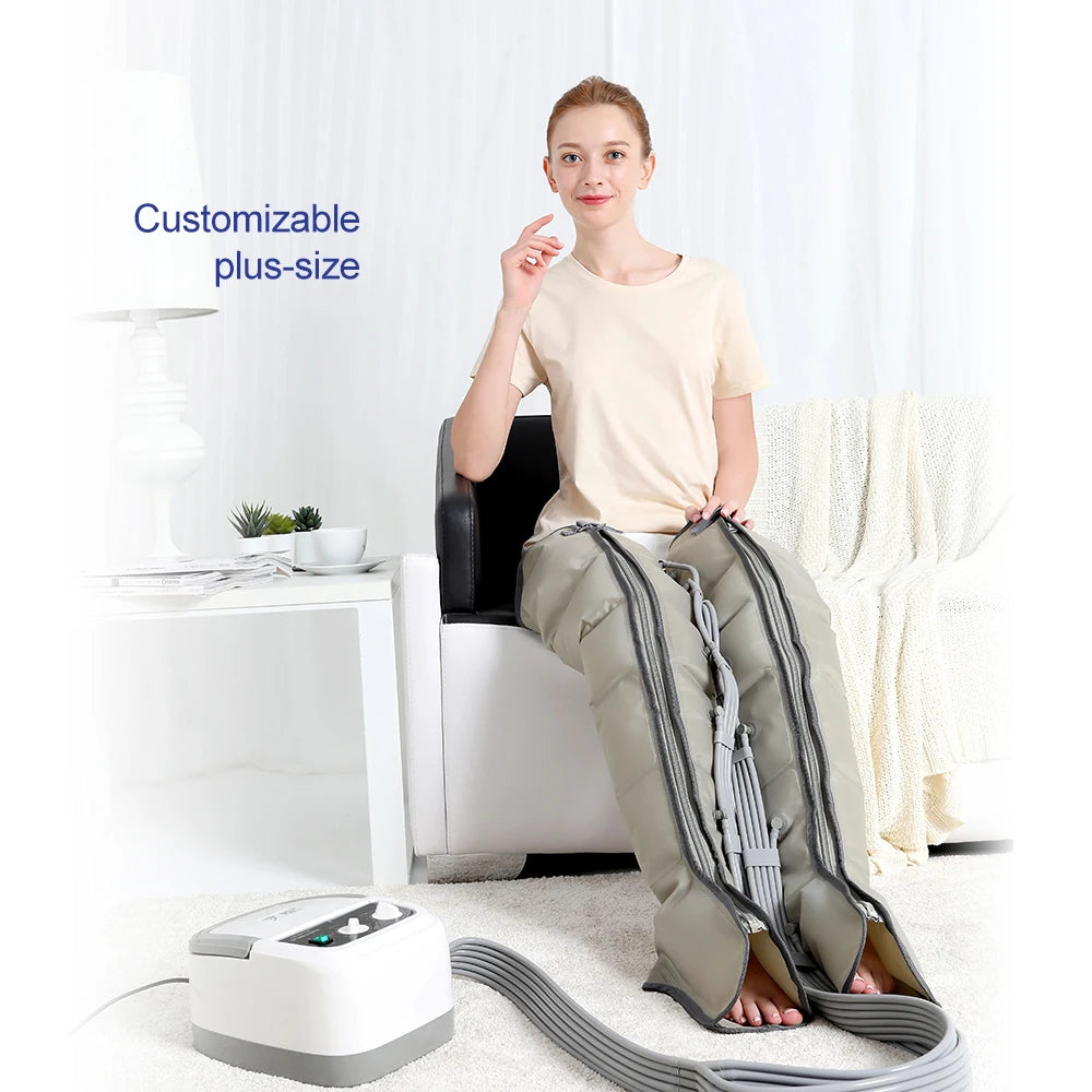 Air Compression Boots for Athlete Relief Muscle Soreness and Pain Air Compression Leg Massager